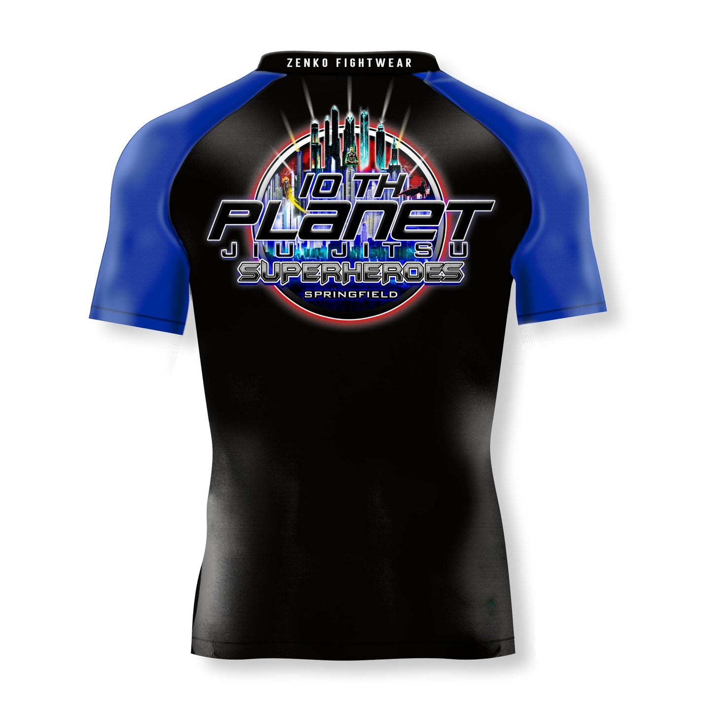 10th Planet Springfield Blue Ranked Rashguard (Black)