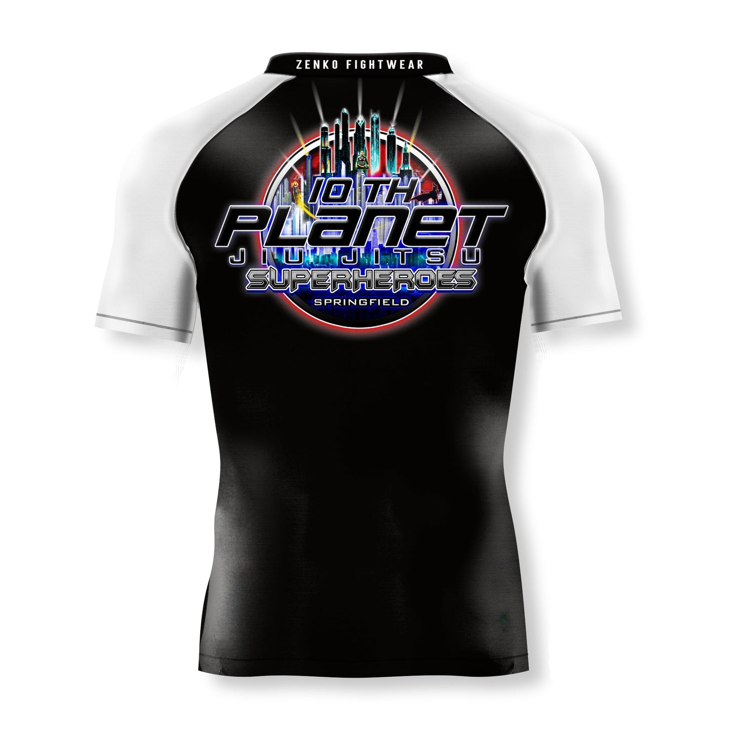 10th Planet Springfield White Ranked Rashguard (Black)