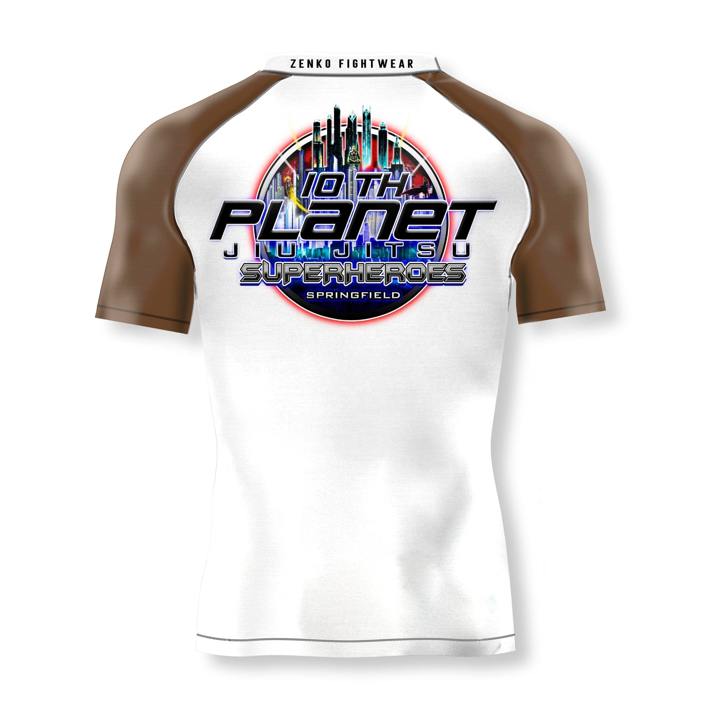 10th Planet Springfield Ranked Rashguard (Brown)