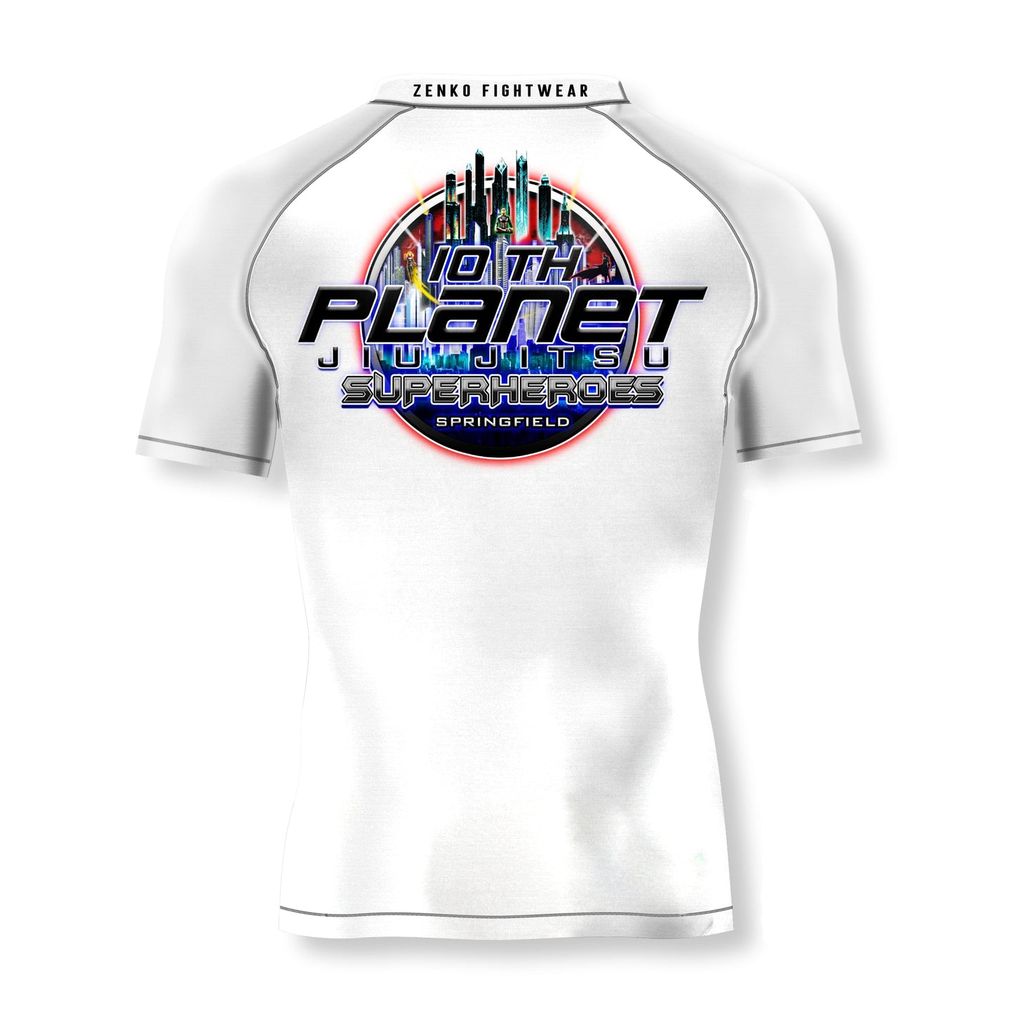 10th Planet Springfield Ranked Rashguard (White)