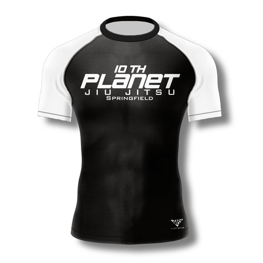 10th Planet Springfield White Ranked Rashguard (Black)