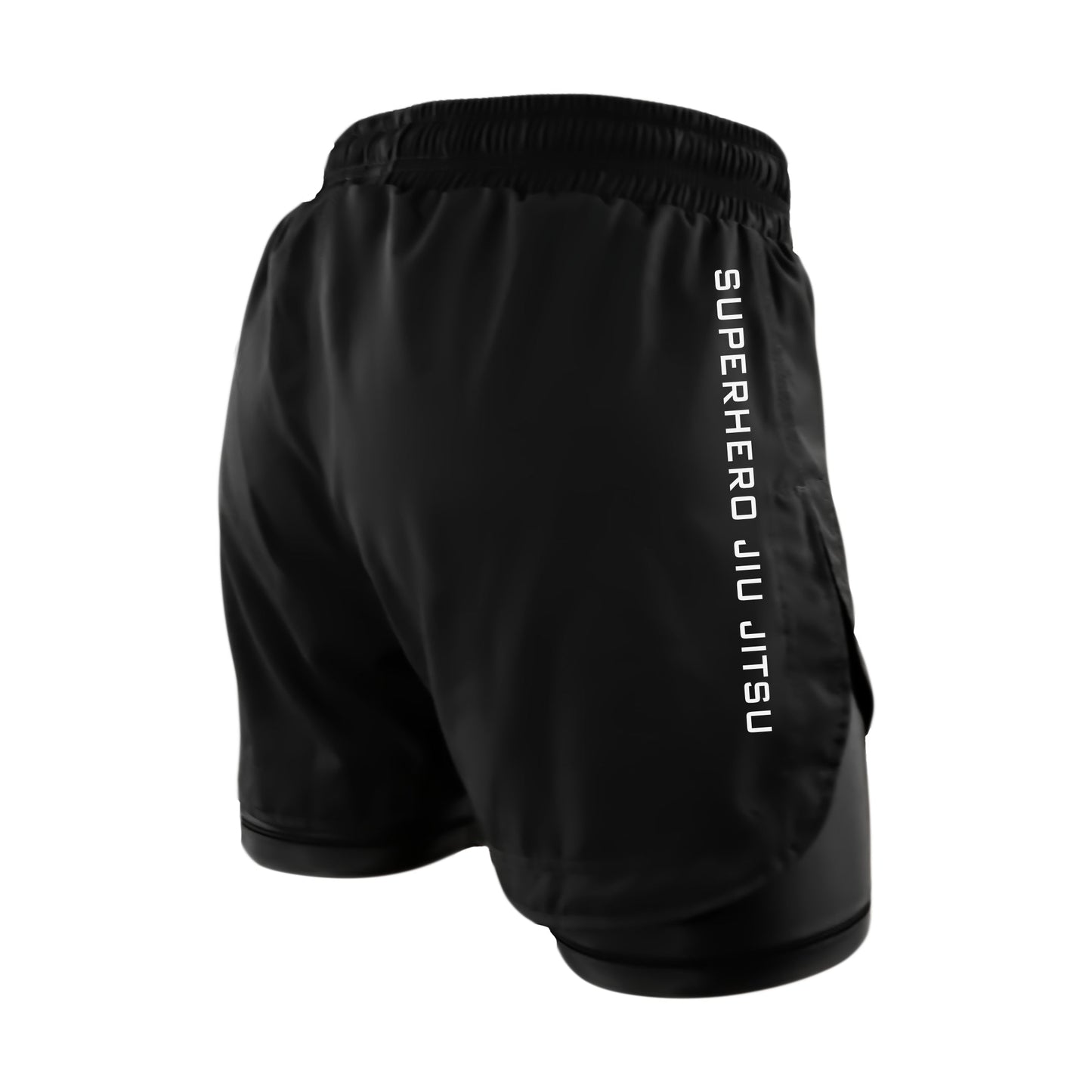 Superhero Jiu Jitsu Duo Shorts (Black)