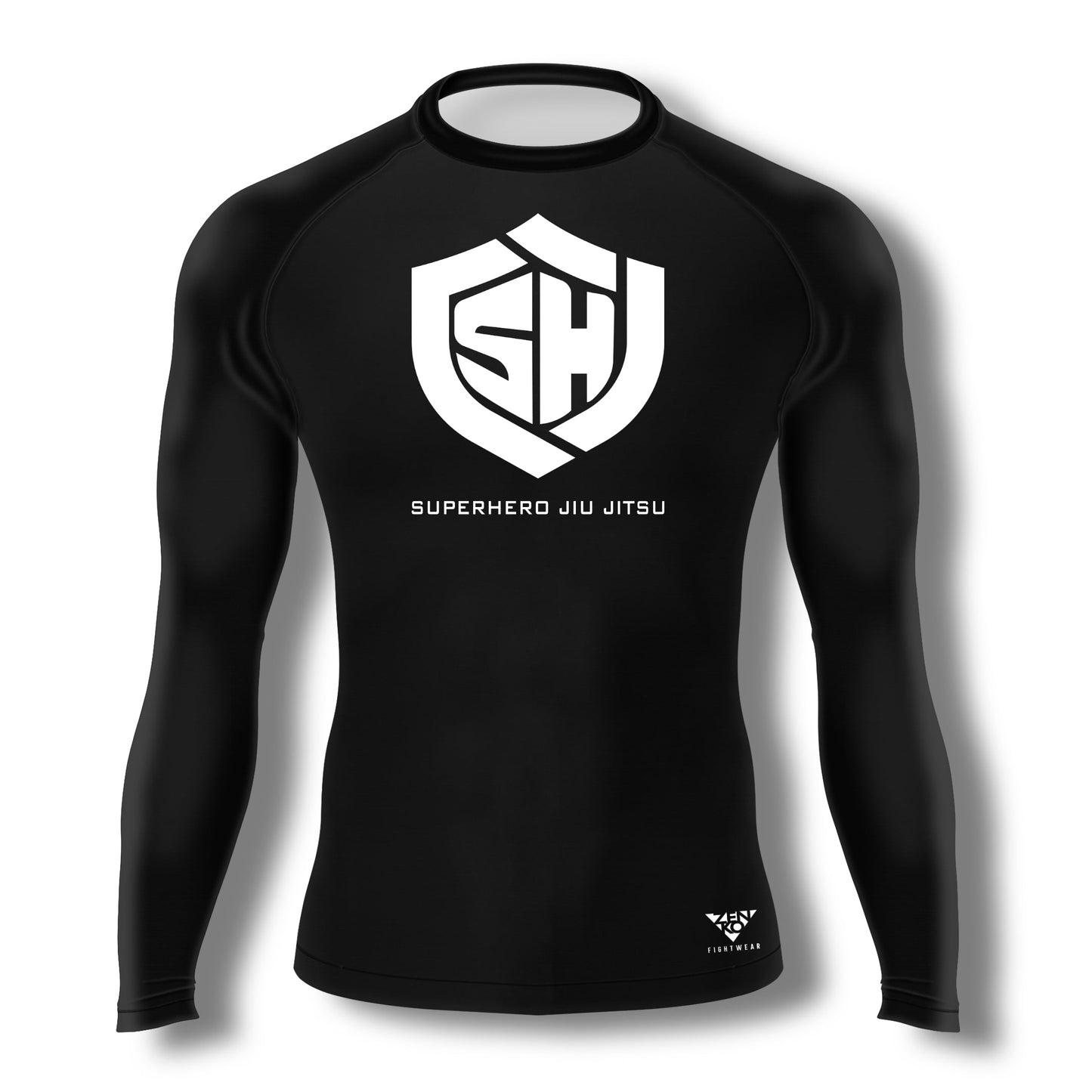 Superhero Jiu Jitsu Rashguard (Black)