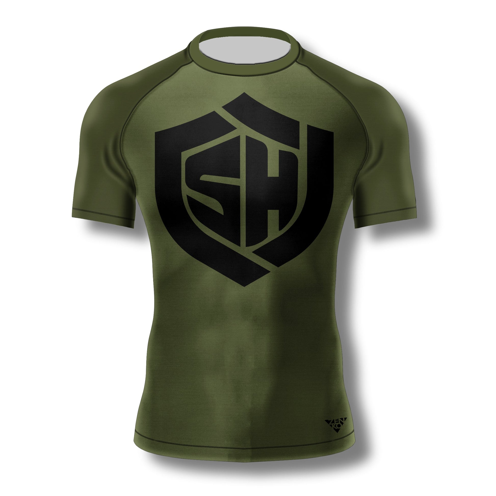 Superhero Jiu Jitsu Rashguard (OD Green)